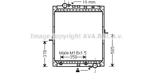 Imagine Radiator, racire motor PRASCO ME2237