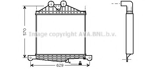 Imagine Intercooler, compresor PRASCO ME4185