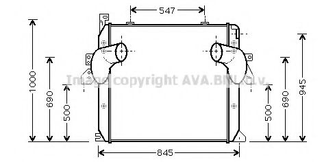 Imagine Intercooler, compresor PRASCO ME4223