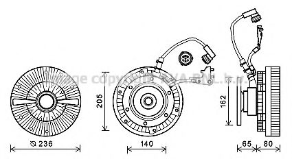 Imagine Cupla, ventilator radiator PRASCO MEC258