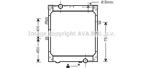 Imagine Radiator, racire motor PRASCO MN2004