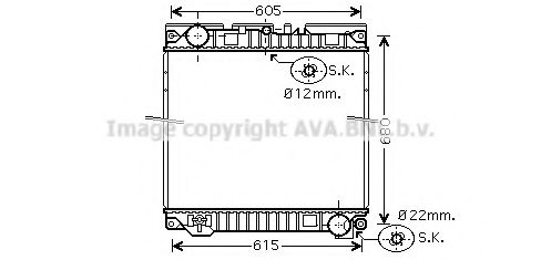 Imagine Radiator, racire motor PRASCO MN2042