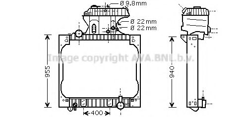 Imagine Radiator, racire motor PRASCO MN2043