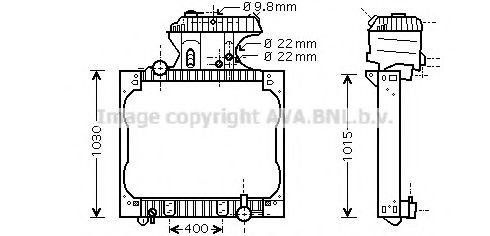 Imagine Radiator, racire motor PRASCO MN2051