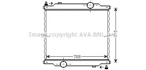 Imagine Radiator, racire motor PRASCO MN2054