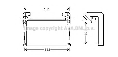 Imagine Intercooler, compresor PRASCO MN4034