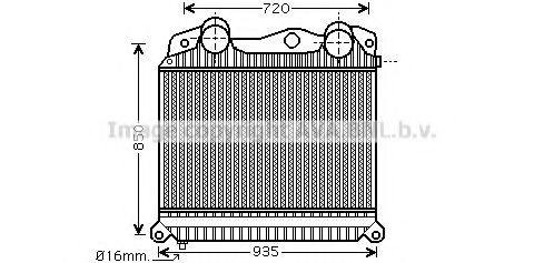 Imagine Intercooler, compresor PRASCO MN4076