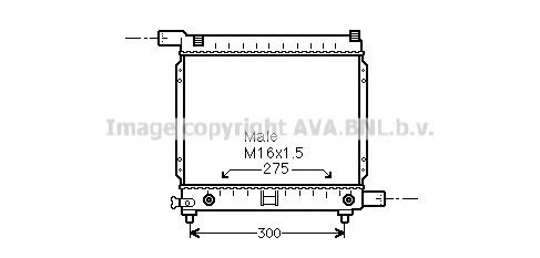 Imagine Radiator, racire motor PRASCO MS2064