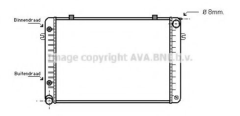 Imagine Radiator, racire motor PRASCO MS2092