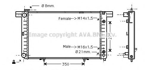 Imagine Radiator, racire motor PRASCO MS2120