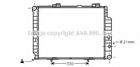 Imagine Radiator, racire motor PRASCO MS2202