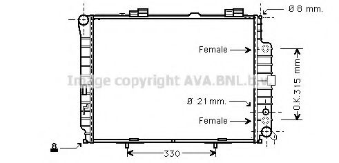 Imagine Radiator, racire motor PRASCO MS2228