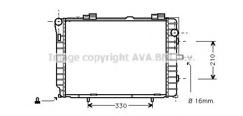 Imagine Radiator, racire motor PRASCO MS2229