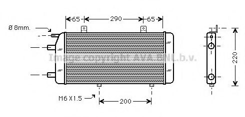 Imagine Radiator, racire motor PRASCO MS2259