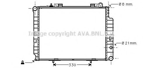 Imagine Radiator, racire motor PRASCO MS2302