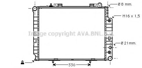 Imagine Radiator, racire motor PRASCO MS2303