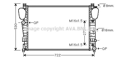 Imagine Radiator, racire motor PRASCO MS2306