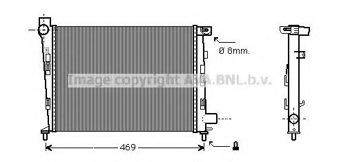 Imagine Radiator, racire motor PRASCO MS2310