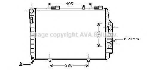 Imagine Radiator, racire motor PRASCO MS2337