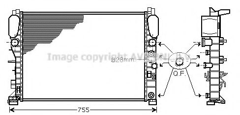 Imagine Radiator, racire motor PRASCO MS2341