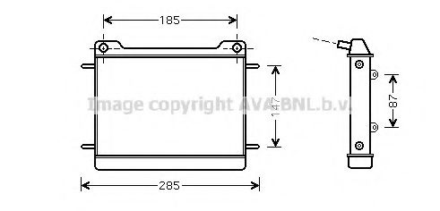 Imagine Radiator, racire motor PRASCO MS2347