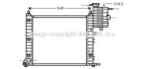 Imagine Radiator, racire motor PRASCO MS2348