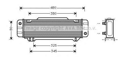 Imagine Radiator ulei, ulei motor PRASCO MS3012