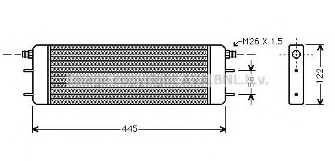 Imagine Radiator ulei, ulei motor PRASCO MS3139