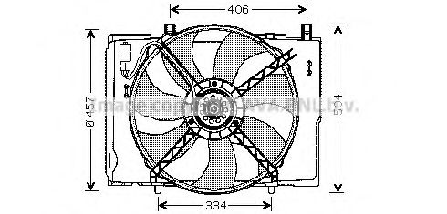 Imagine Ventilator, radiator PRASCO MS7504