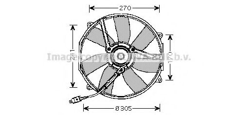 Imagine Ventilator, radiator PRASCO MS7512