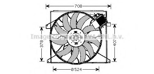 Imagine Ventilator, radiator PRASCO MS7519