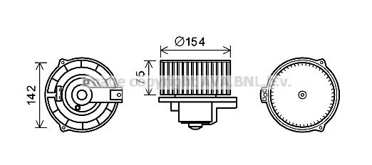 Imagine Electromotor, ventilatie interioara PRASCO MS8620