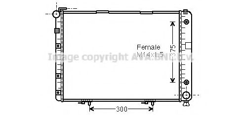 Imagine Radiator, racire motor PRASCO MSA2154