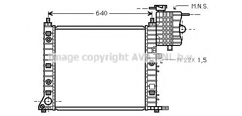 Imagine Radiator, racire motor PRASCO MSA2216