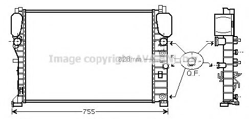 Imagine Radiator, racire motor PRASCO MSA2394