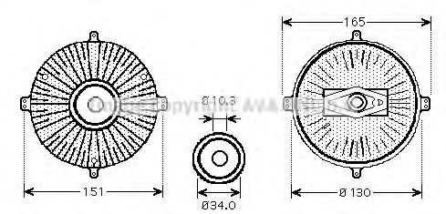 Imagine Cupla, ventilator radiator PRASCO MSC413