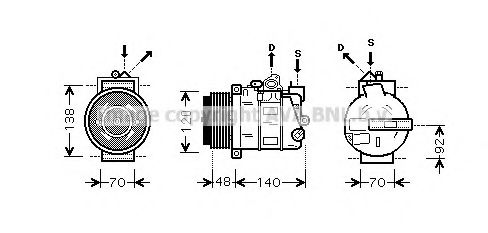 Imagine Compresor, climatizare PRASCO MSK393