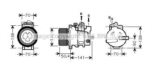 Imagine Compresor, climatizare PRASCO MSK431