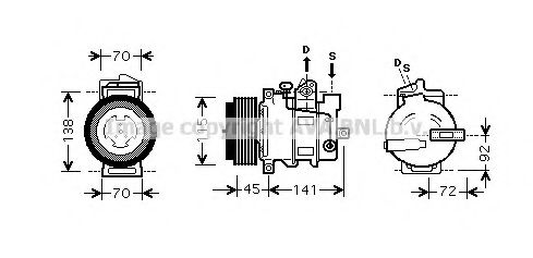 Imagine Compresor, climatizare PRASCO MSK439