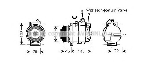 Imagine Compresor, climatizare PRASCO MSK568