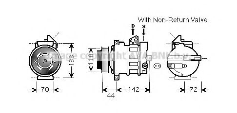 Imagine Compresor, climatizare PRASCO MSK573