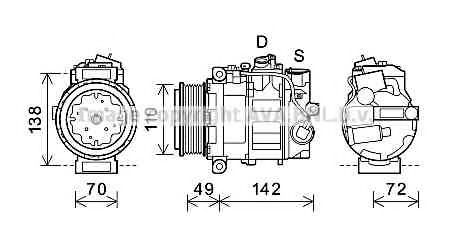 Imagine Compresor, climatizare PRASCO MSK644