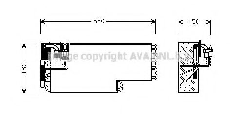 Imagine evaporator,aer conditionat PRASCO MSV269