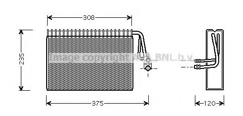 Imagine evaporator,aer conditionat PRASCO MSV327