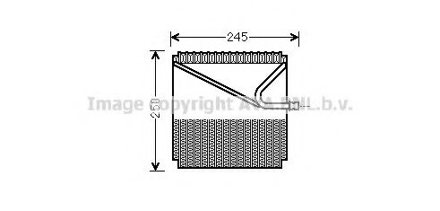 Imagine evaporator,aer conditionat PRASCO MSV454