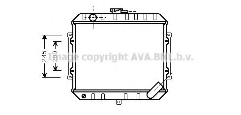 Imagine Radiator, racire motor PRASCO MT2004