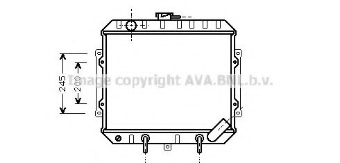 Imagine Radiator, racire motor PRASCO MT2006