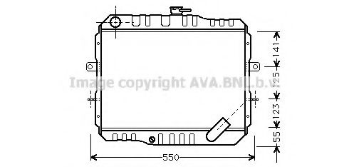 Imagine Radiator, racire motor PRASCO MT2061