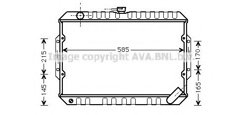 Imagine Radiator, racire motor PRASCO MT2066