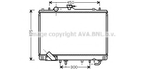 Imagine Radiator, racire motor PRASCO MT2157